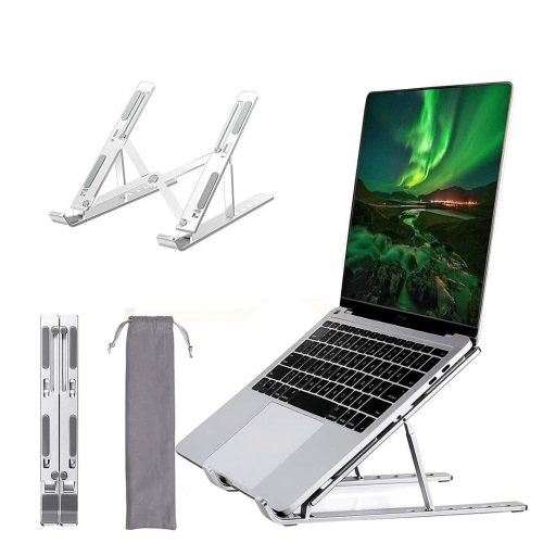Foldable adjustable laptop stand with 6 angles