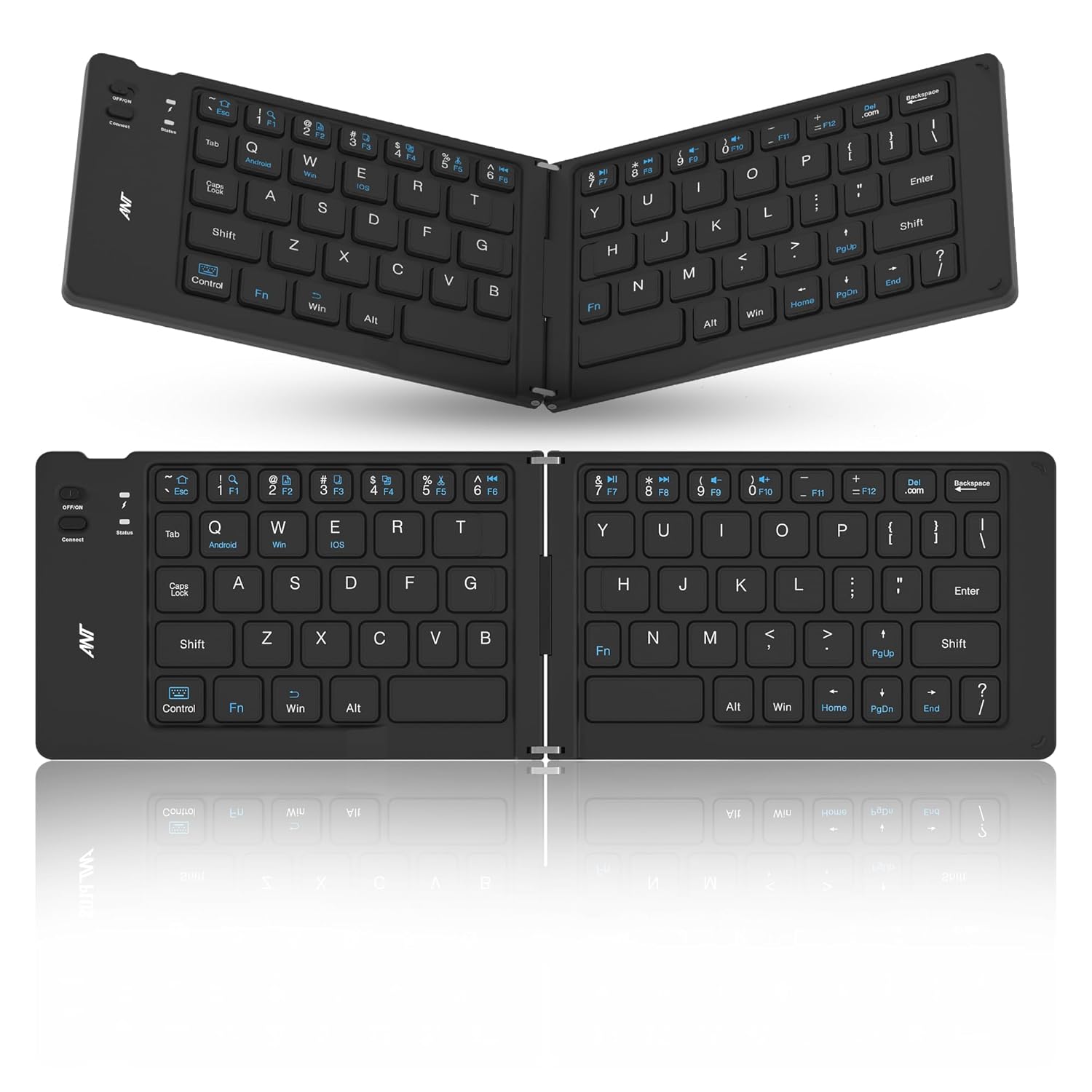 Foldable Bluetooth Split Computer Keyboard