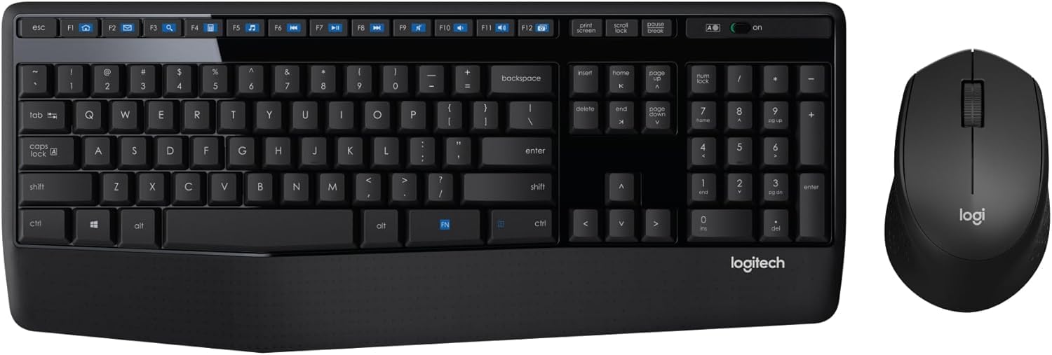 Full-Sized Wireless Gaming Keyboard and Mouse