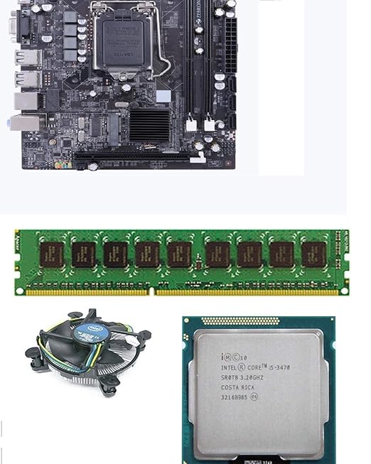 Zebronics H61 motherboard top gaming CPU kit